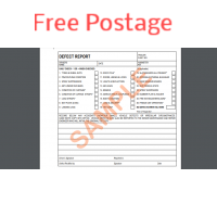 Trailer Daily Defect Check Report Book Pre Journey Walk Round Sheets 50 Duplicate Pages