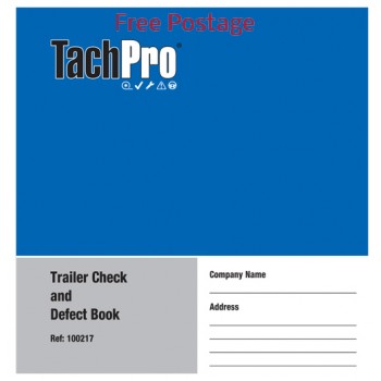 Trailer Daily Defect Check Report Book Pre Journey Walk Round Sheets 50 Duplicate Pages