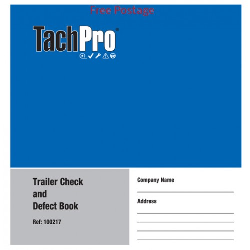 Trailer Daily Defect Check Report Book Pre Journey Walk Round Sheets 50 Duplicate Pages
