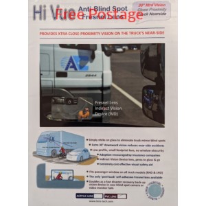 Fresnel Lens Blind Spot Lens Self Adhesive HGV LGV Size A5